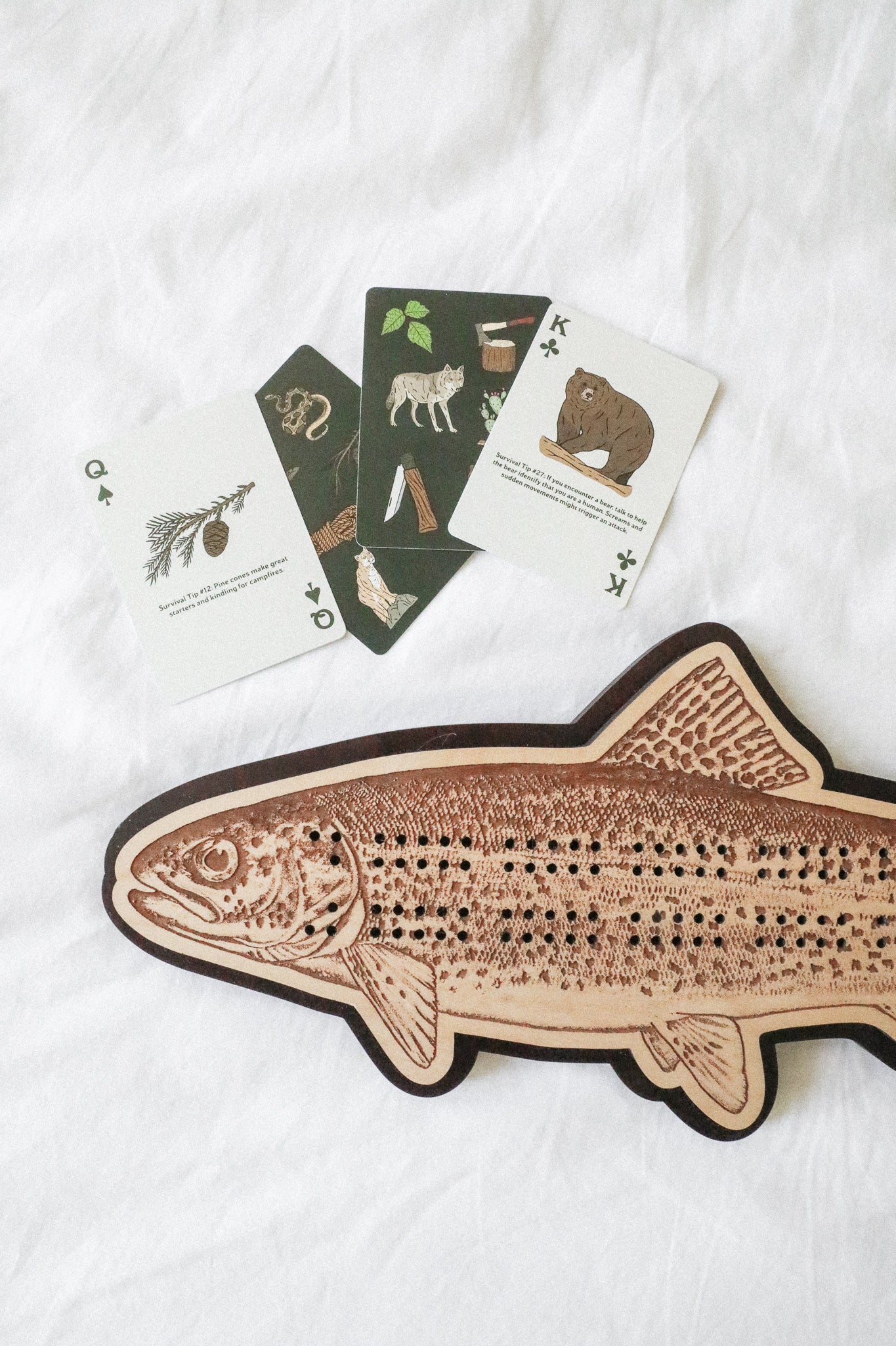 RAINBOW TROUT CRIBBAGE BOARD