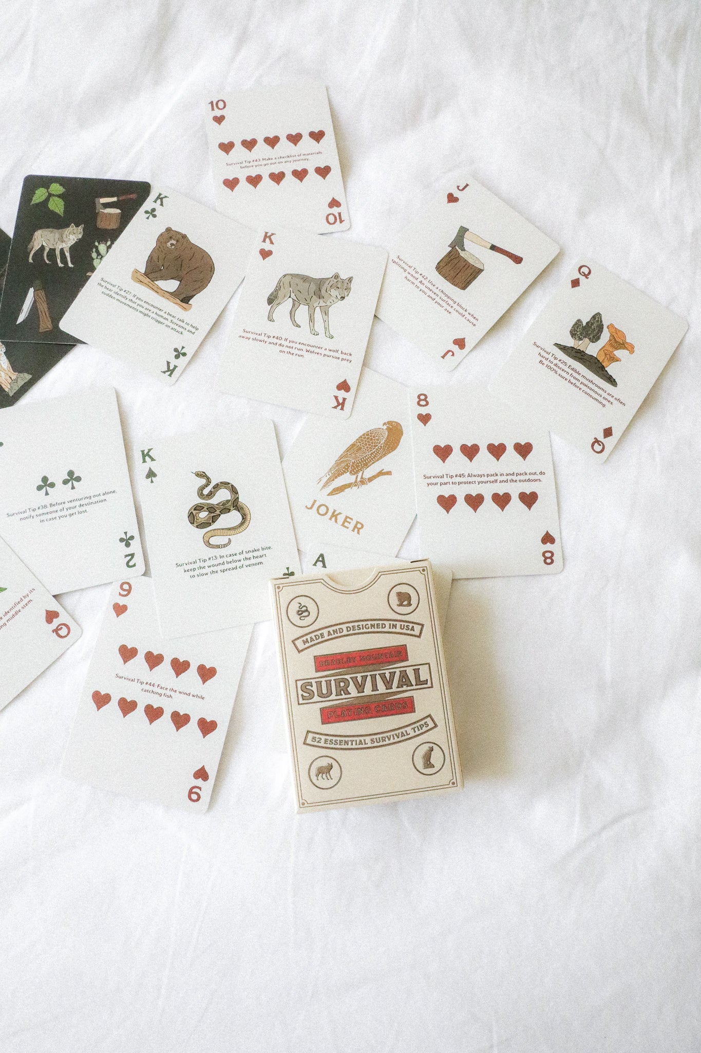 SURVIVAL PLAYING CARDS