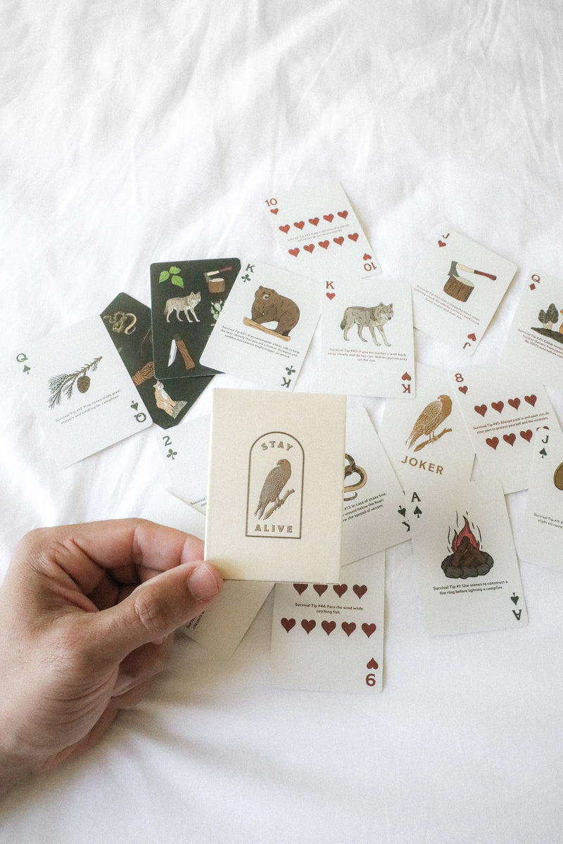 SURVIVAL PLAYING CARDS