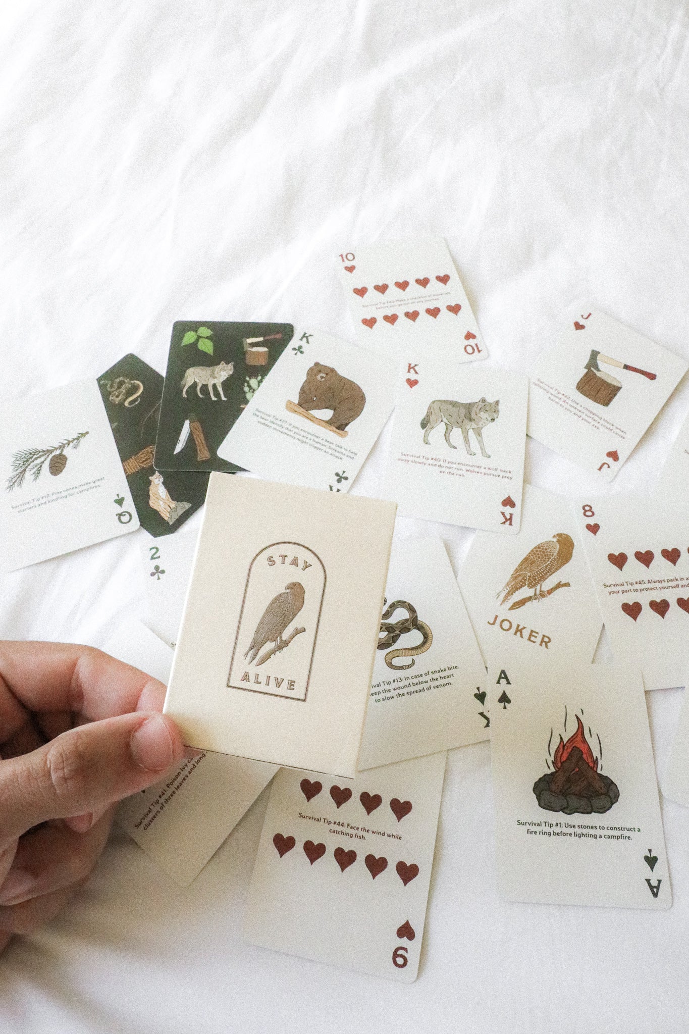 SURVIVAL PLAYING CARDS