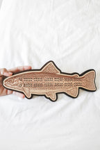 RAINBOW TROUT CRIBBAGE BOARD