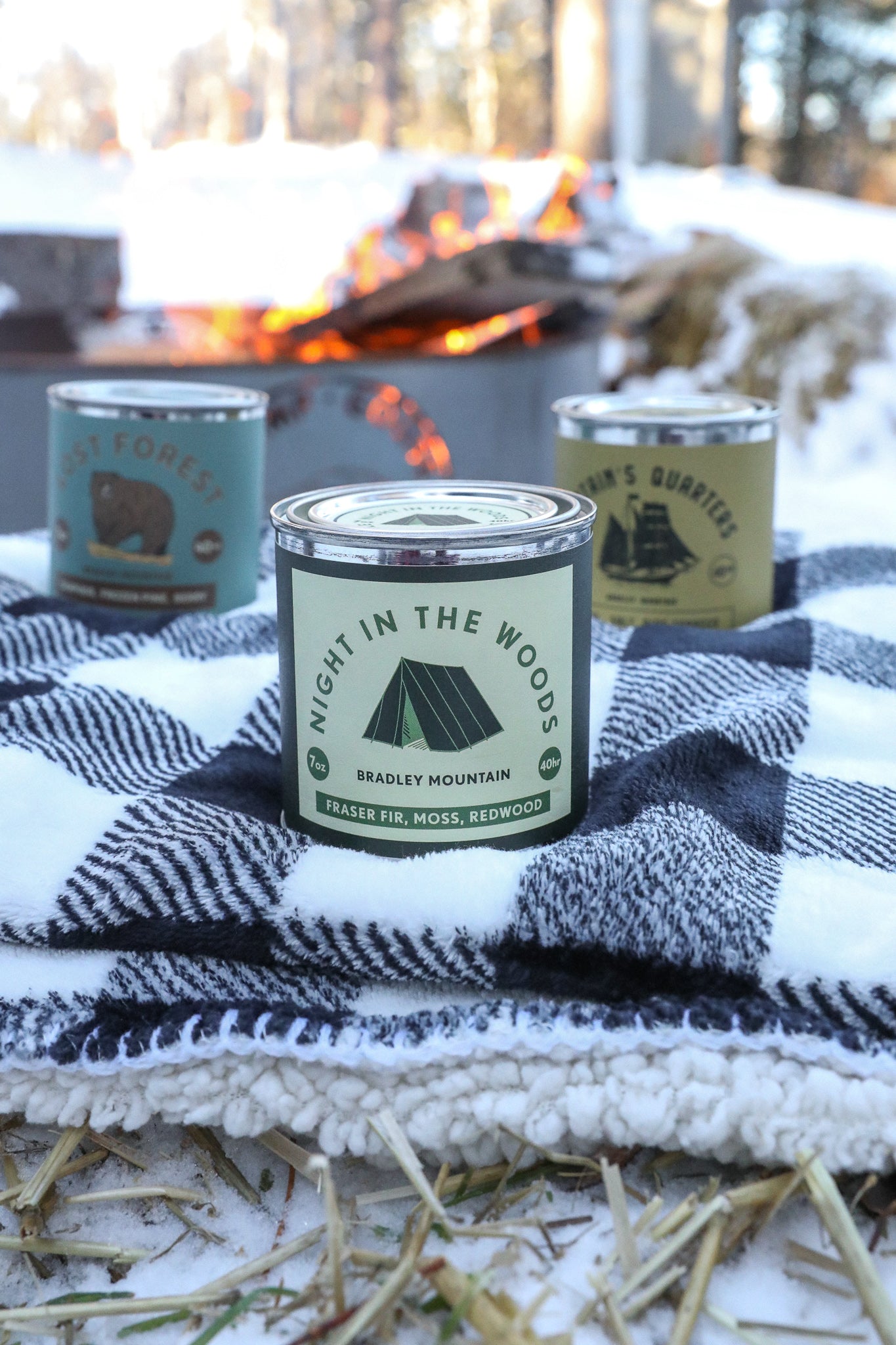 NIGHT IN THE WOODS TRAVEL CANDLE